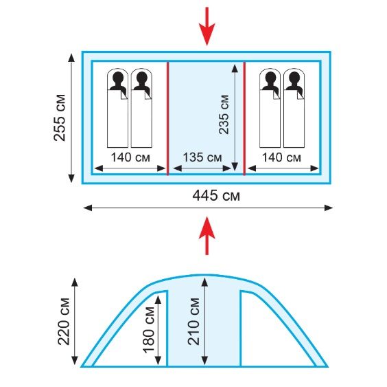 Намет Tramp Eagle 4 (v2) - 1 - Robinzon.ua