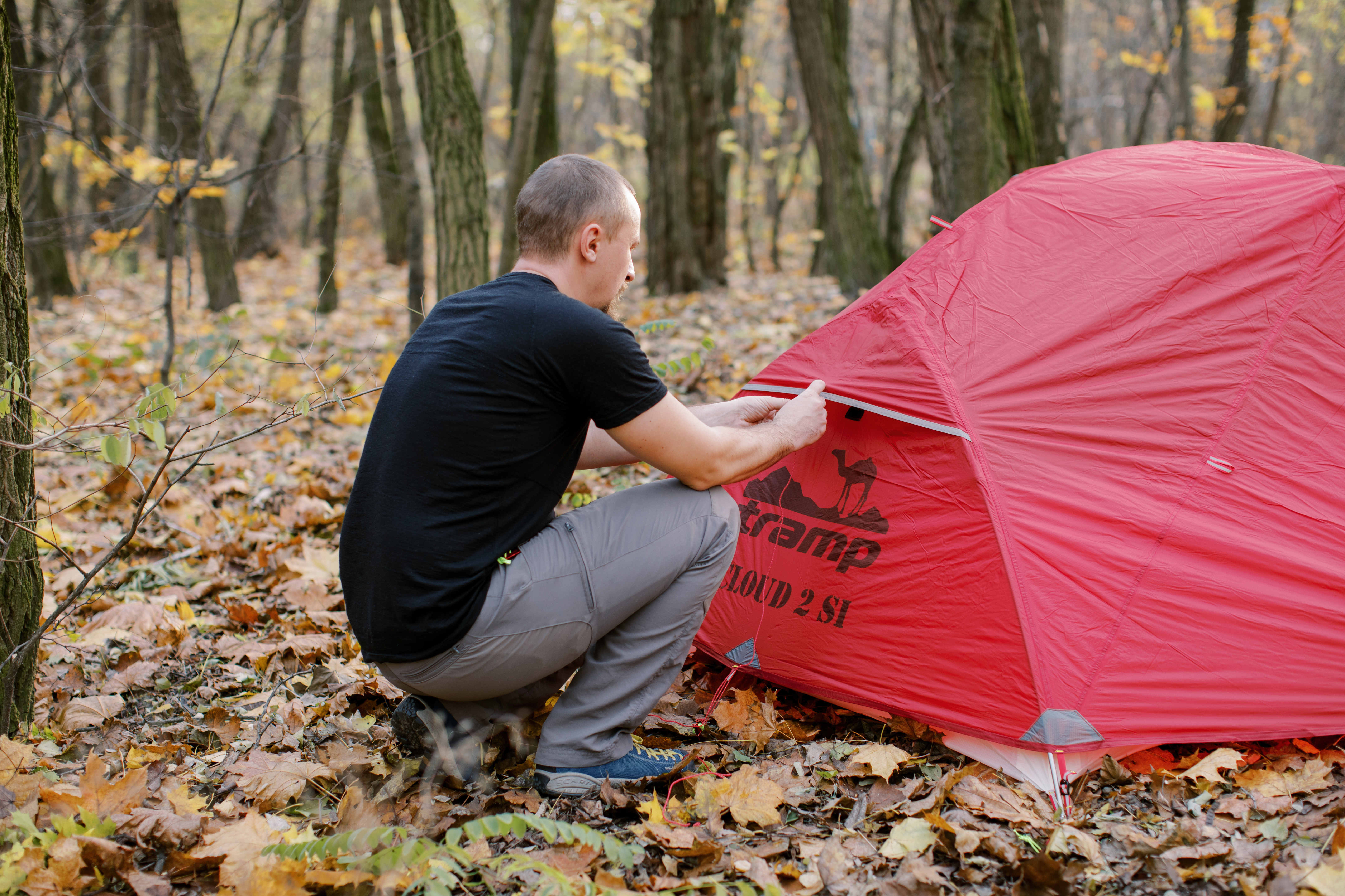 Намет Tramp Cloud 2 Si TRT-092-red червоний - 8 - Robinzon.ua