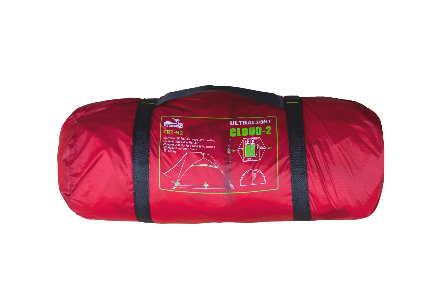 Намет Tramp Cloud 2 Si TRT-092-red червоний - 7 - Robinzon.ua