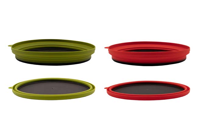 Тарілка Tramp пласка силіконова з пластиковим дном терракот 1070 мл TRC-124 - 4 - Robinzon.ua