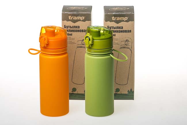 Пляшка силіконова Tramp 500 мл orange TRC-093-orange - 6 - Robinzon.ua