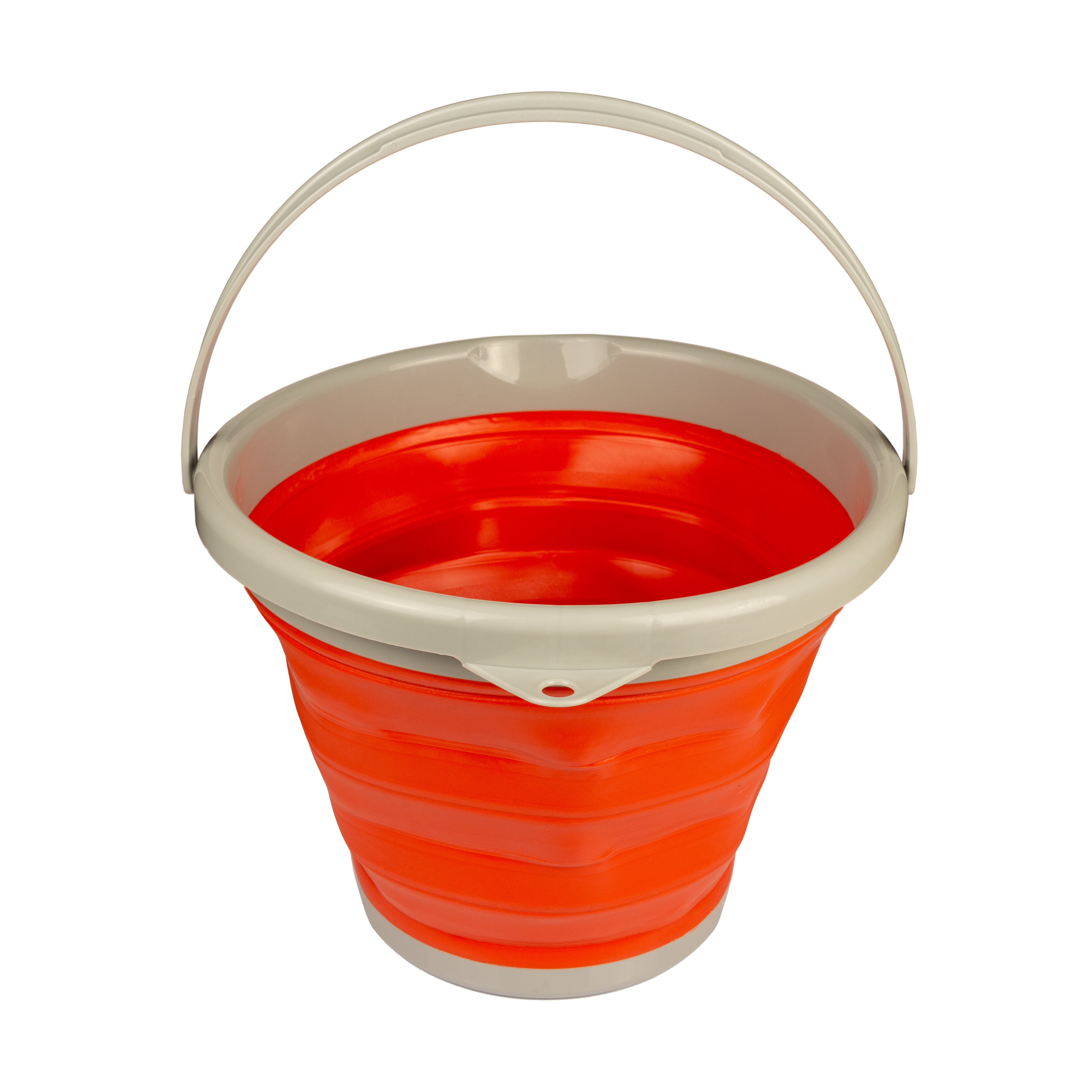 Ведро складное силиконовое Tramp 10L orange TRC-091-orange - 1 - Robinzon.ua