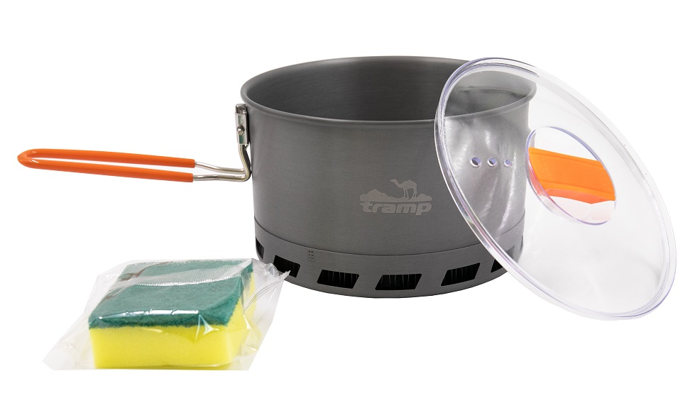 Котелок Tramp из анодированного алюминия с теплообменником 2,2 л TRC-119 - Robinzon.ua