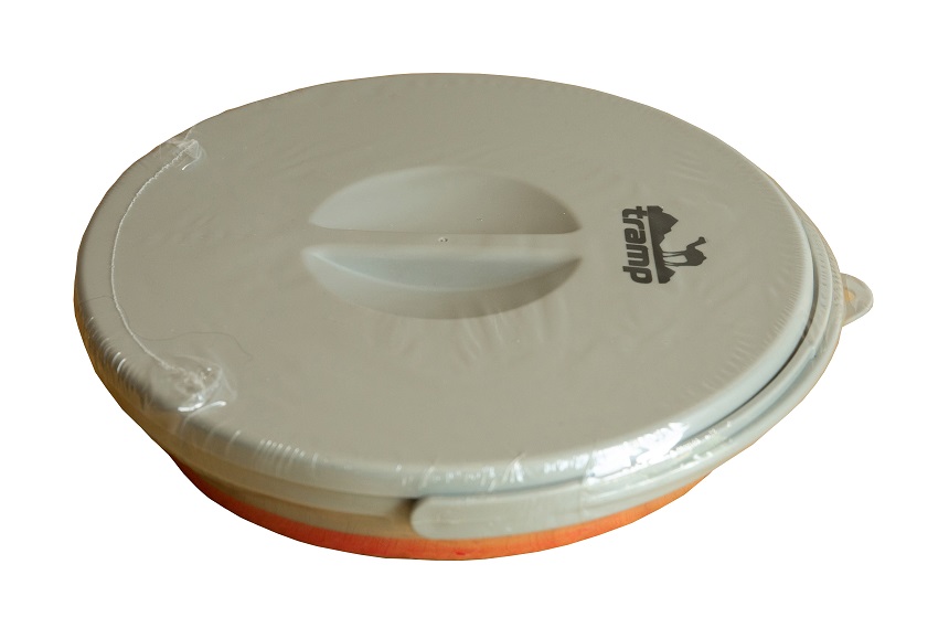 Відро TRAMP складане силіконове з кришкою 5л терракотове TRC-127 - 2 - Robinzon.ua