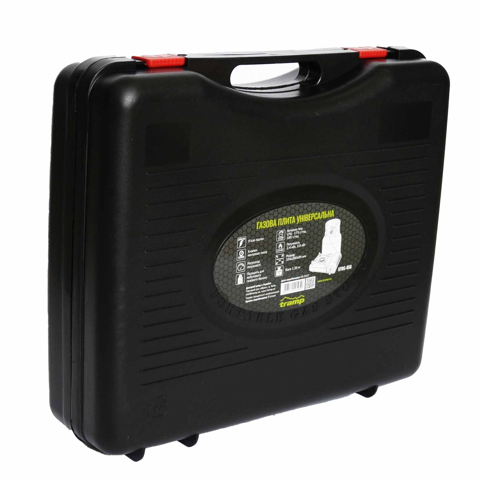 Плита газова портативна з перехідником на великий балон Tramp UTRG-058 - 1 - Robinzon.ua