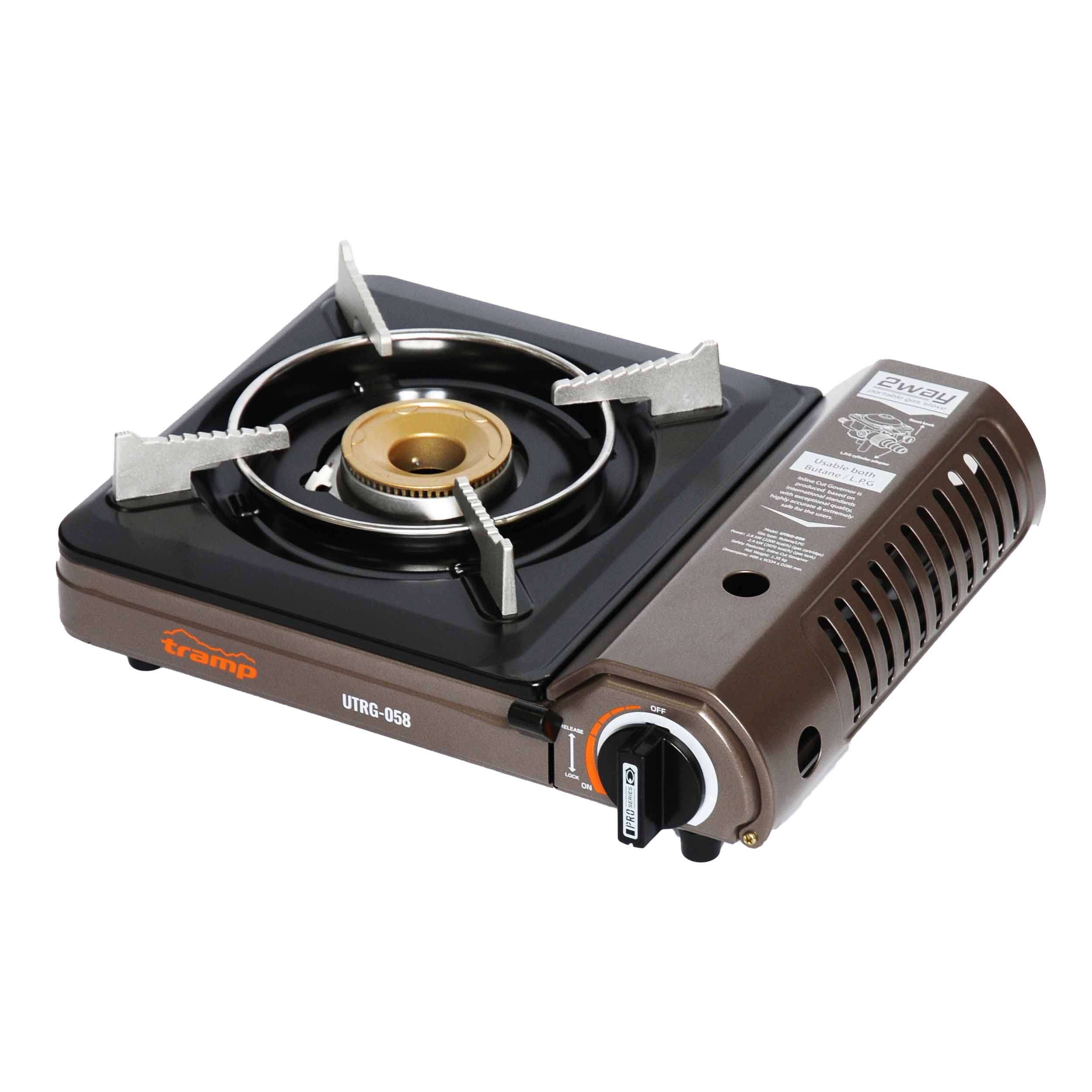 Плита газова портативна з перехідником на великий балон Tramp UTRG-058 Плита газова портативна з перехідником на великий балон Tramp UTRG-058 - Robinzon.ua