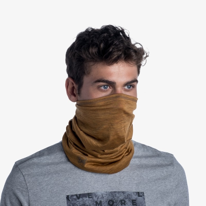 Шарф-труба Buff Lightweight Merino Wool, Solid Mustard (BU 113010.118.10.00) - 2 - Robinzon.ua