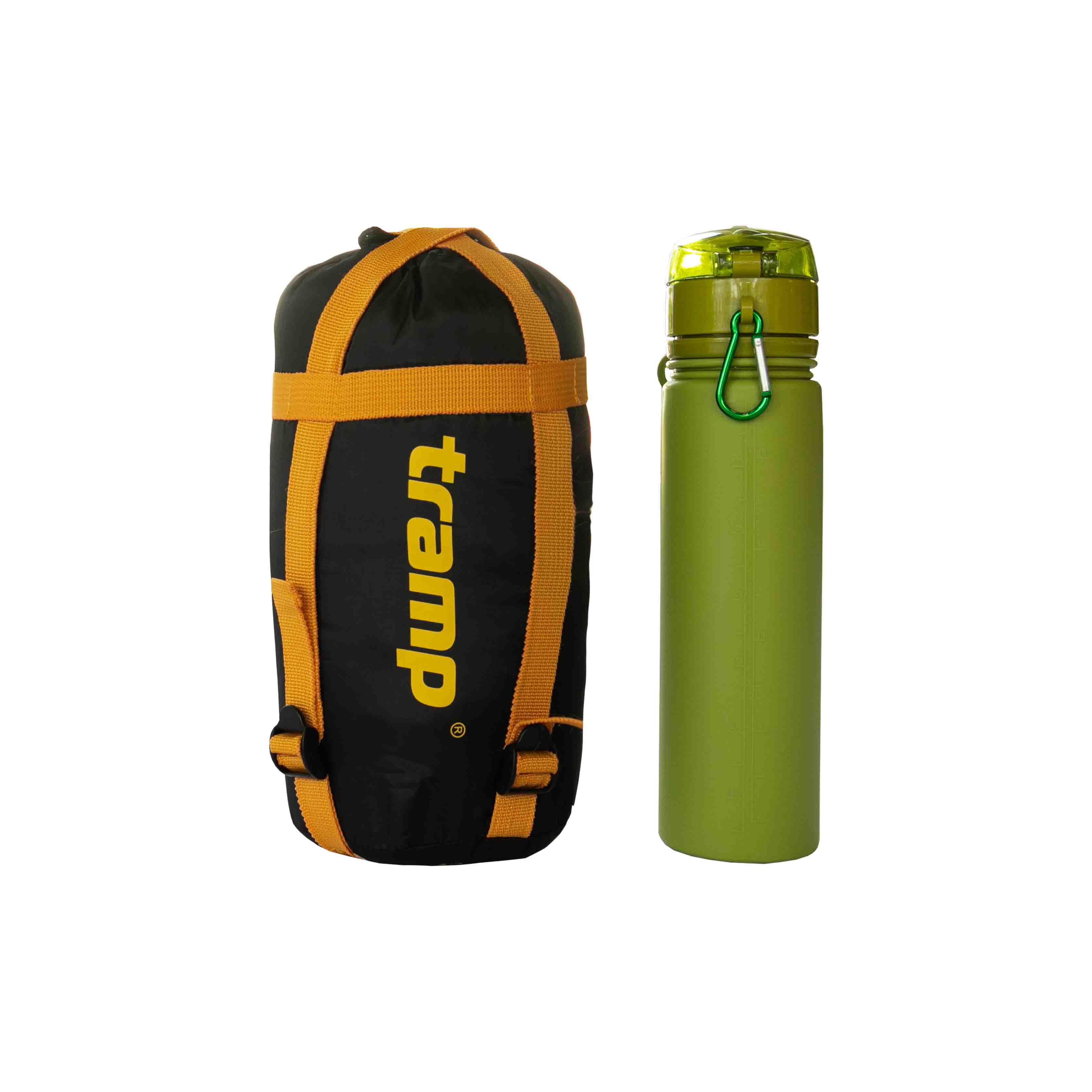 Спальный мешок Tramp Airy Light одеяло з капюш левый yellow/grey 190/80 UTRS-056 - 2 - Robinzon.ua