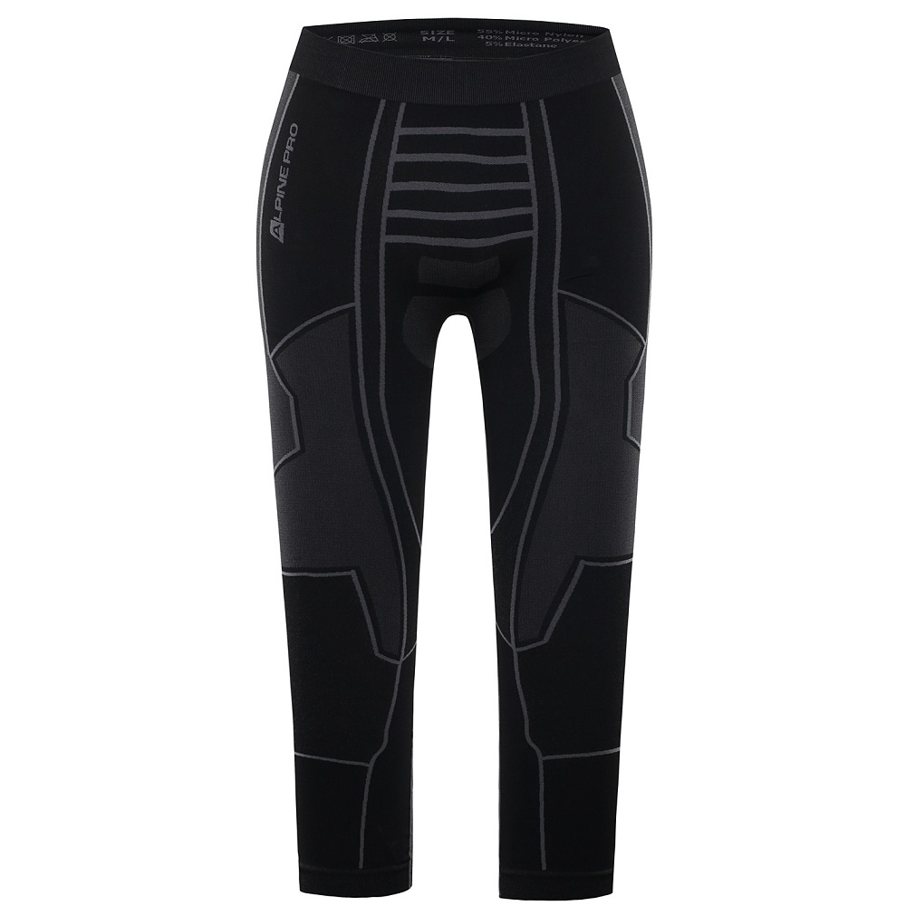 Термоштани 3/4 чоловічі Alpine Pro Pineios 3, XS-S - Black (MUNM036 990) - Robinzon.ua