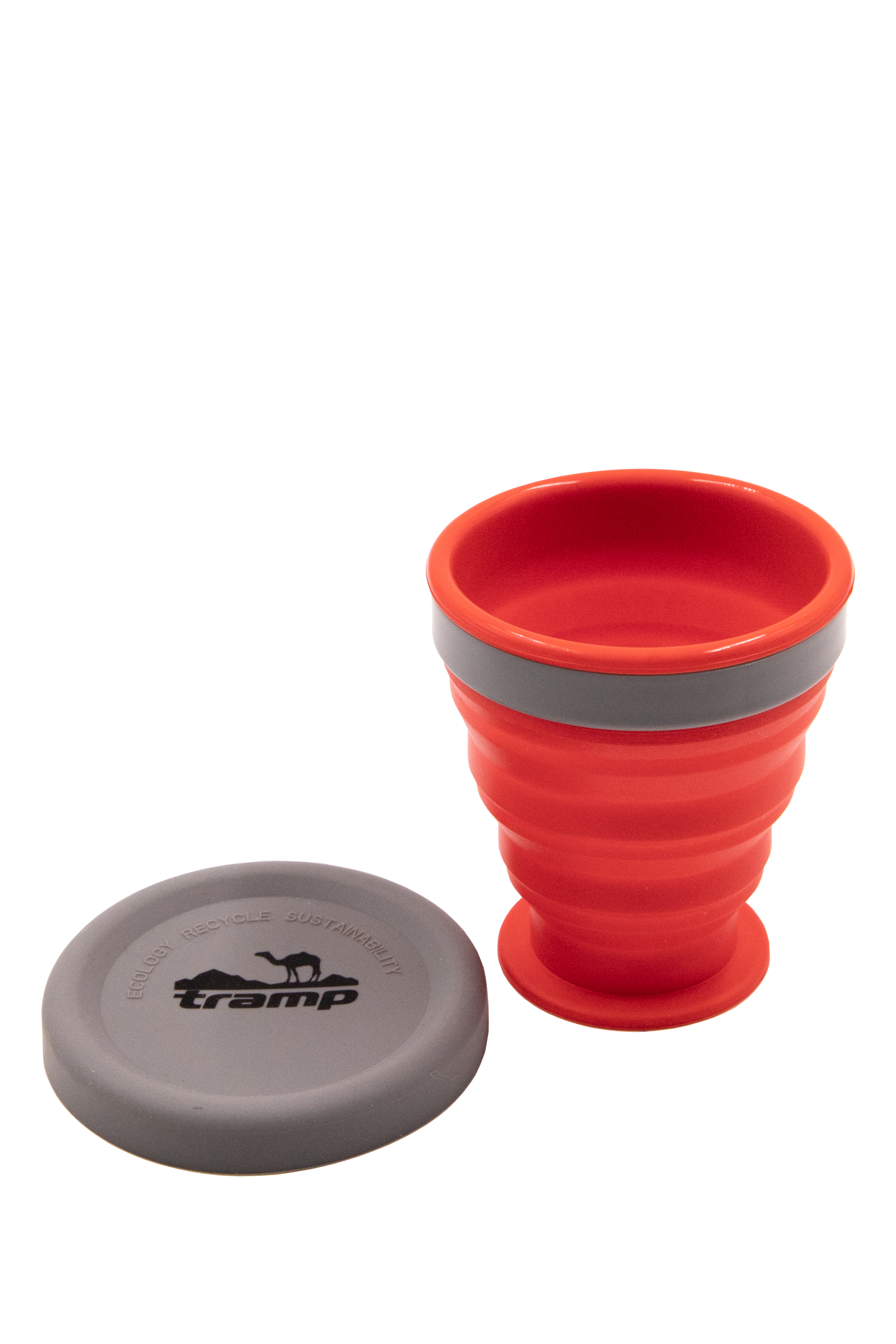 Стакан складаний TRAMP силіконовий з кришкою 200мл UTRC-126-terracota - 1 - Robinzon.ua