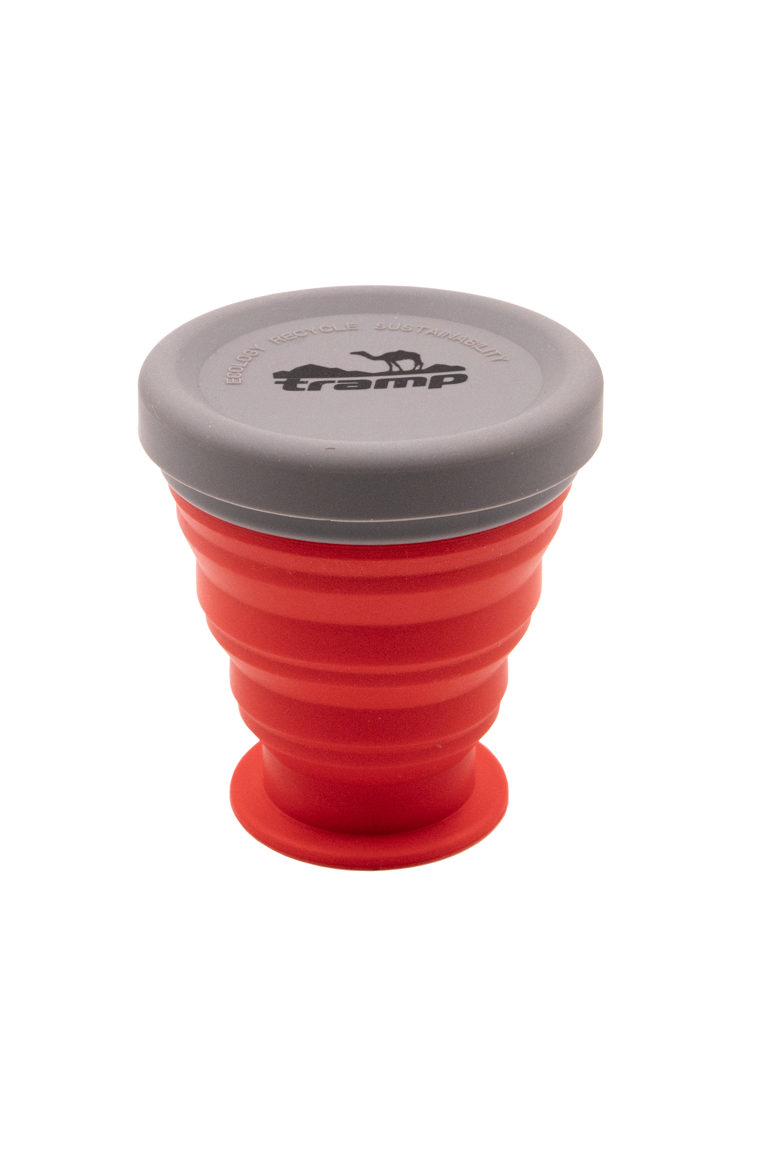 Стакан складаний TRAMP силіконовий з кришкою 200мл UTRC-126-terracota - Robinzon.ua