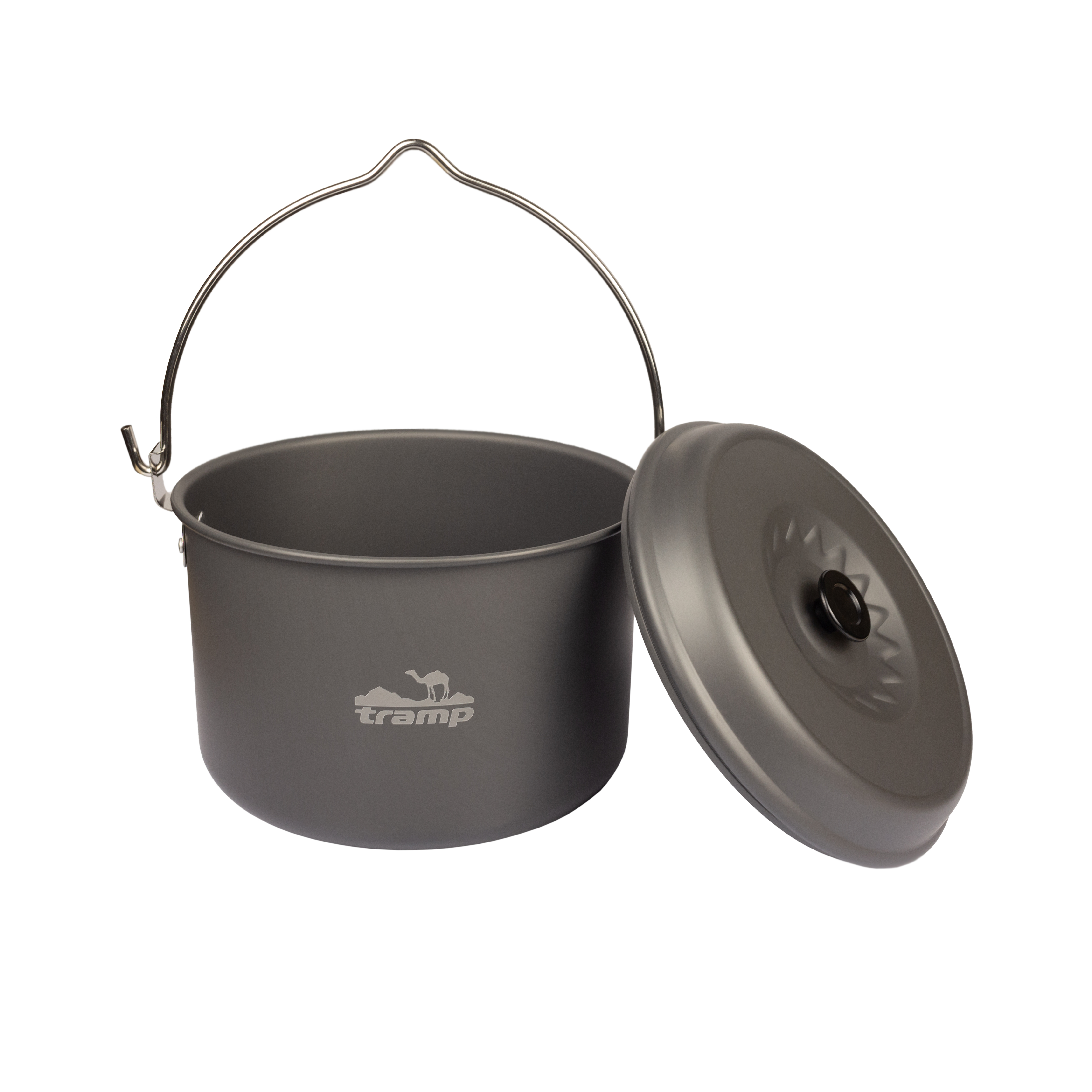 Котел анодированный с крышкой Tramp 5 л UTRC-040 - 1 - Robinzon.ua