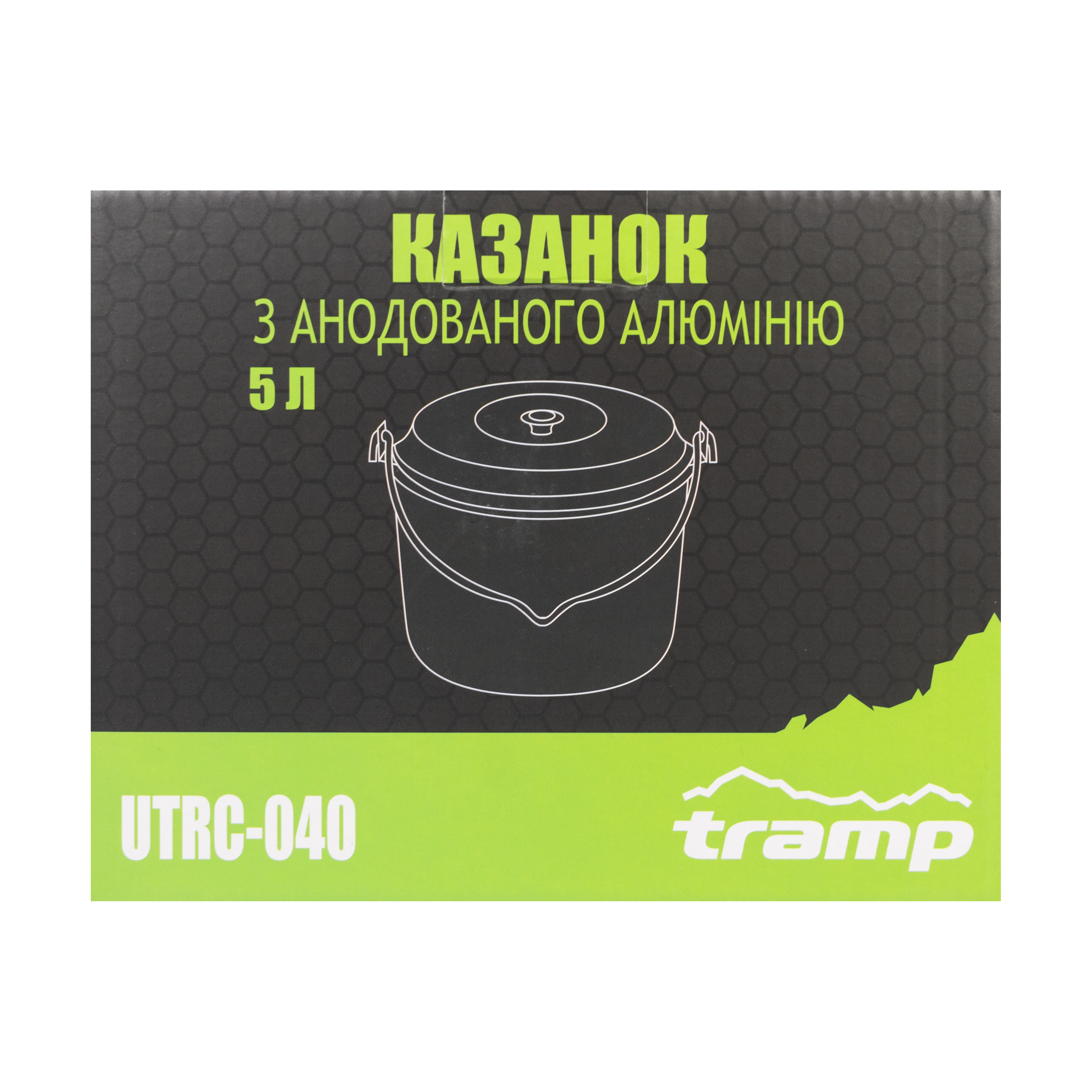 Котел анодированный с крышкой Tramp 5 л UTRC-040 - 5 - Robinzon.ua