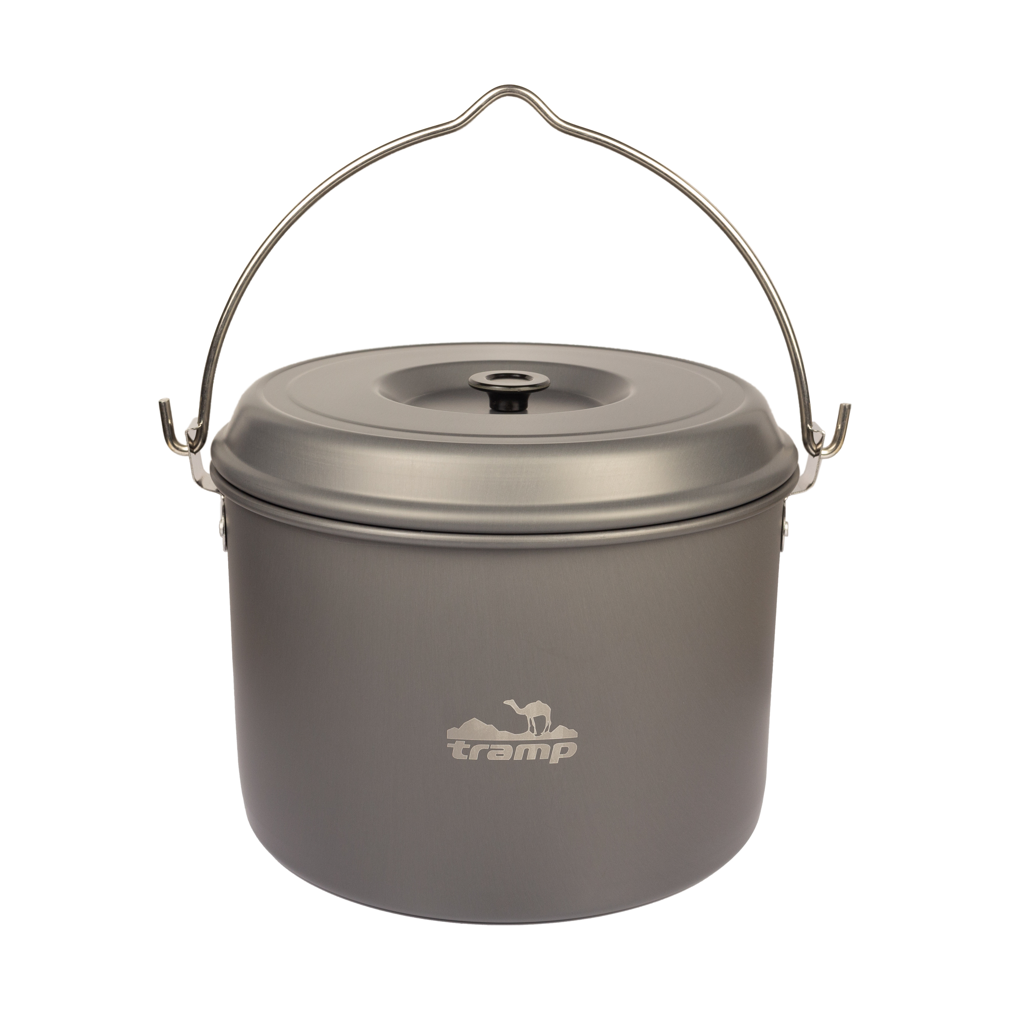 Котел анодированный с крышкой Tramp 7 л UTRC-041 - Robinzon.ua