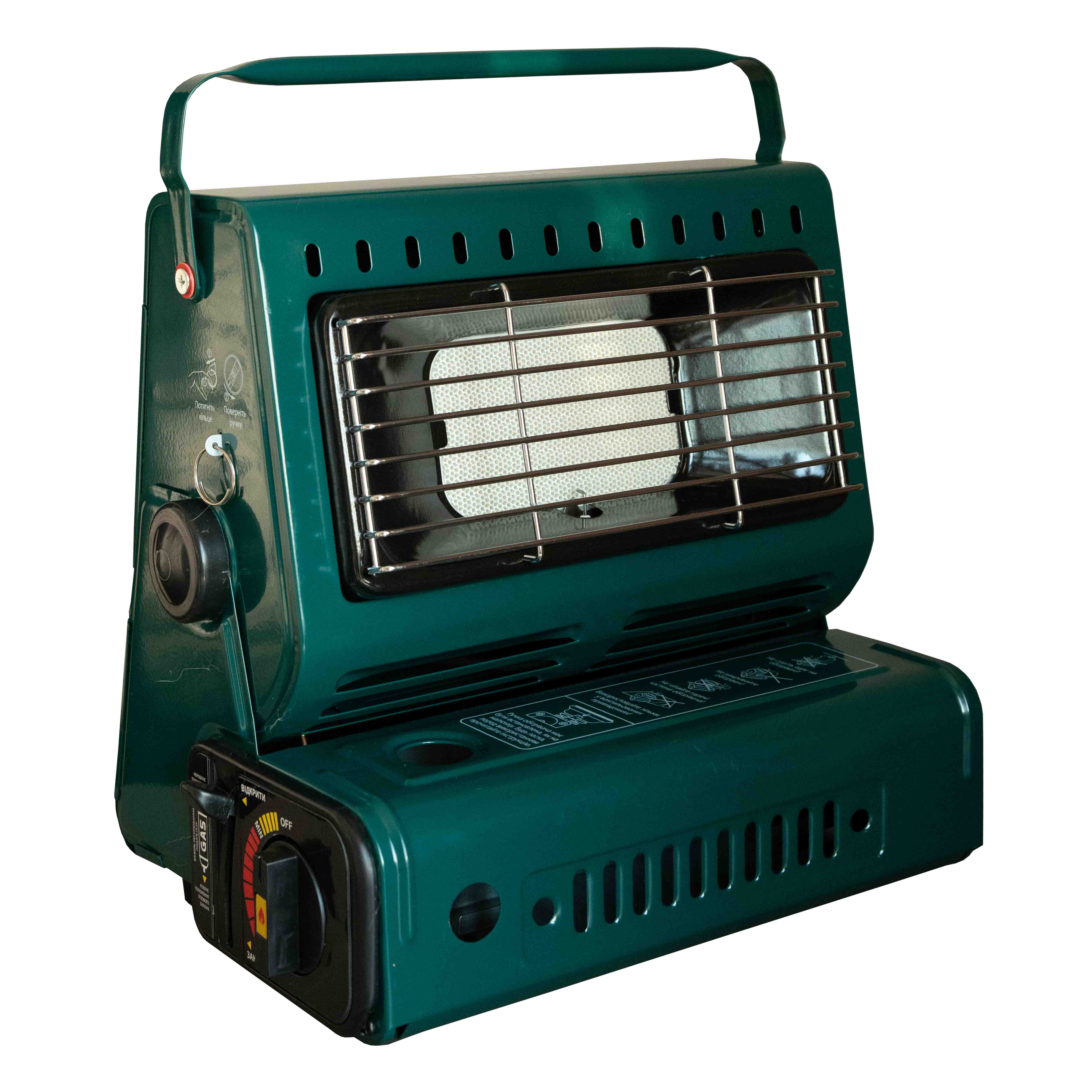 Обігрівач газовий з керамічним нагріваючим елементом Tramp TRG-037 Обігрівач газовий з керамічним нагріваючим елементом Tramp TRG-037 - Robinzon.ua