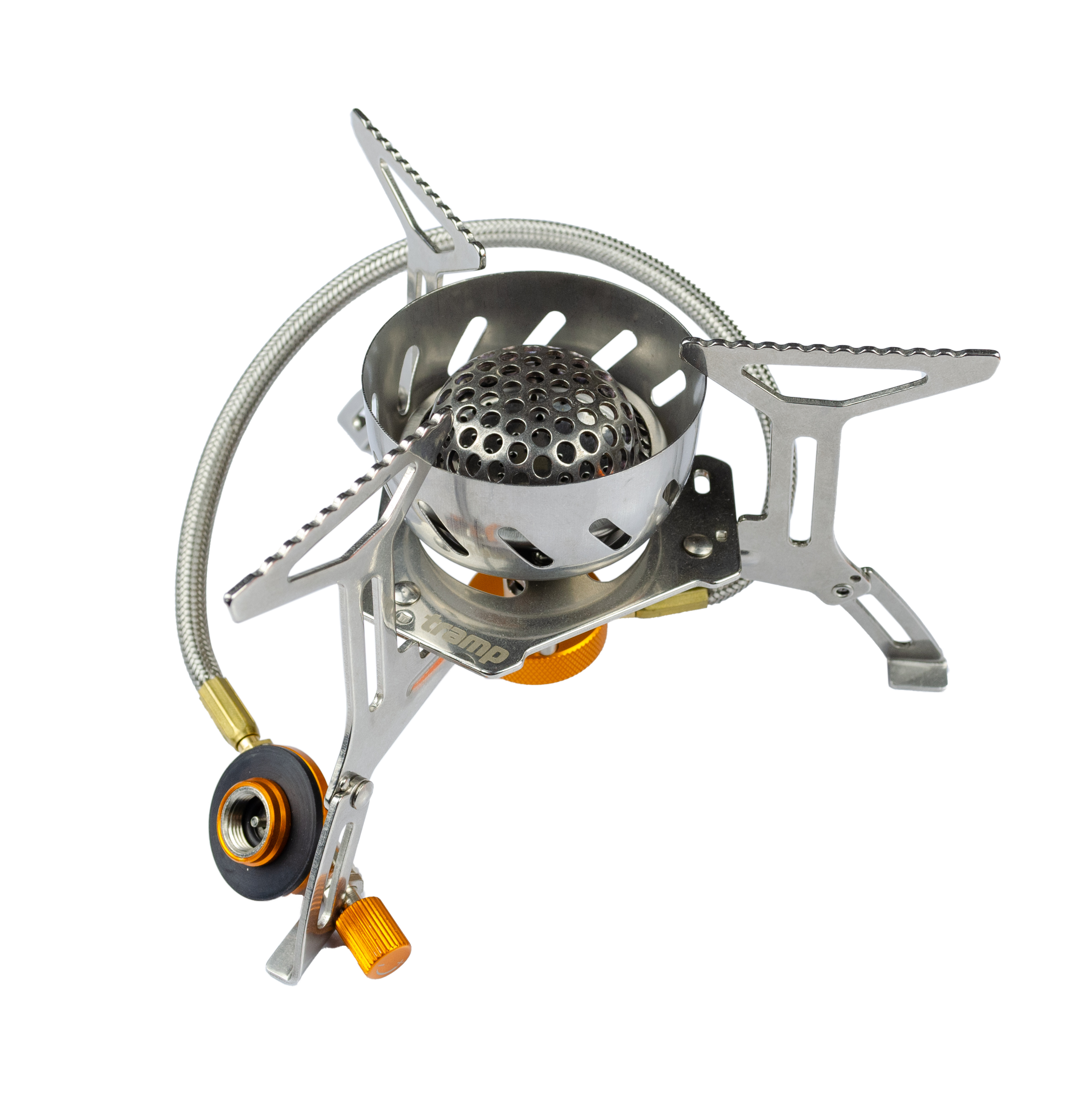 Горелка газовая со шлангом и двойной встроенной ветрозащитой Tramp UTRG-047 - Robinzon.ua