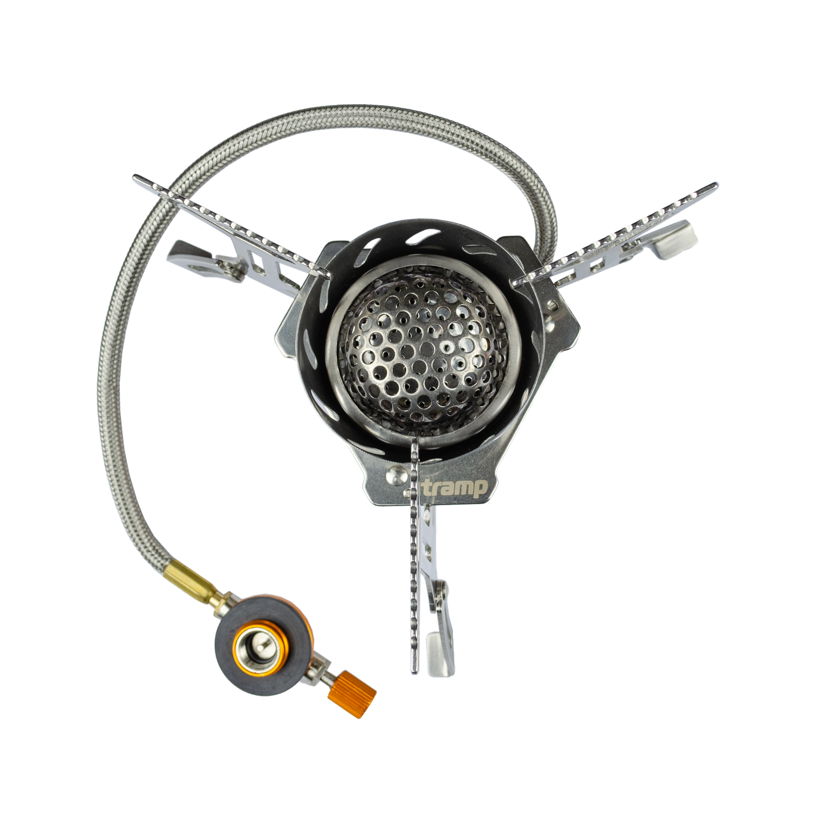 Горелка газовая со шлангом и двойной встроенной ветрозащитой Tramp UTRG-047 - 1 - Robinzon.ua