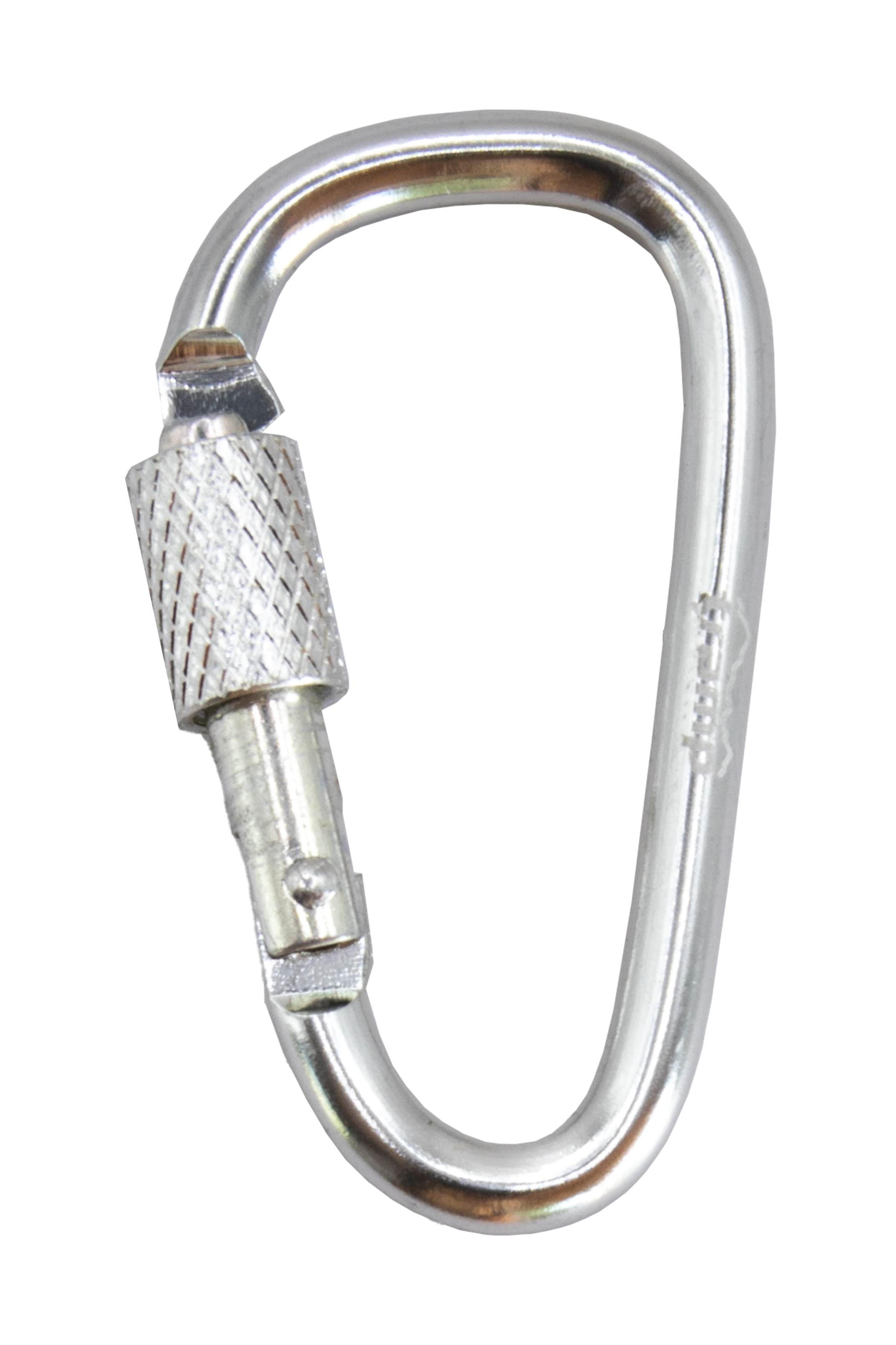 Карабін Tramp алюмінієвий, 5 см, з муфтою, сріблястий UTRA-299-silver - Robinzon.ua