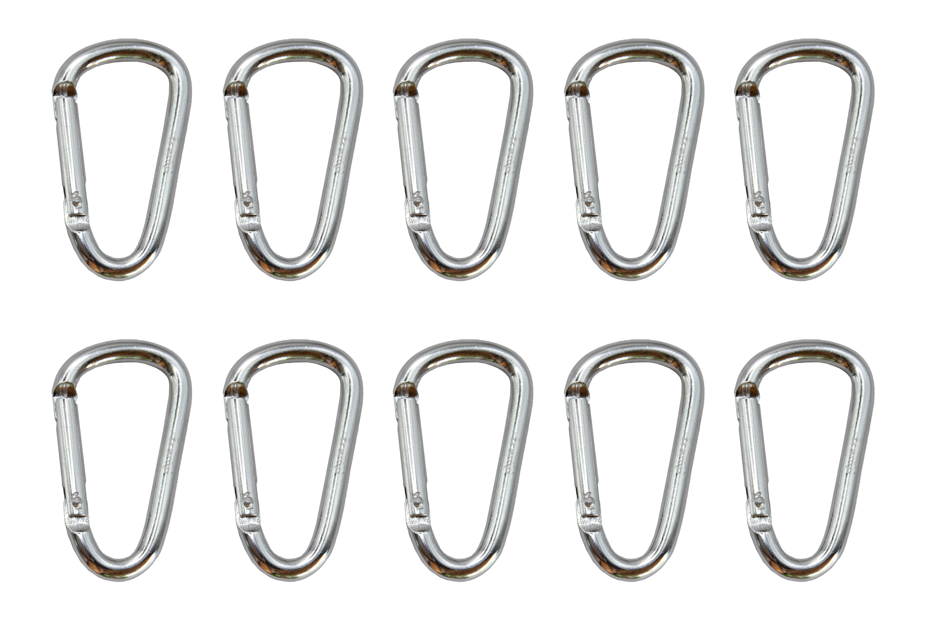 Карабін Tramp алюмінієвий, розмір 6 см, без муфти, сріблястий UTRA-300-silver - 2 - Robinzon.ua