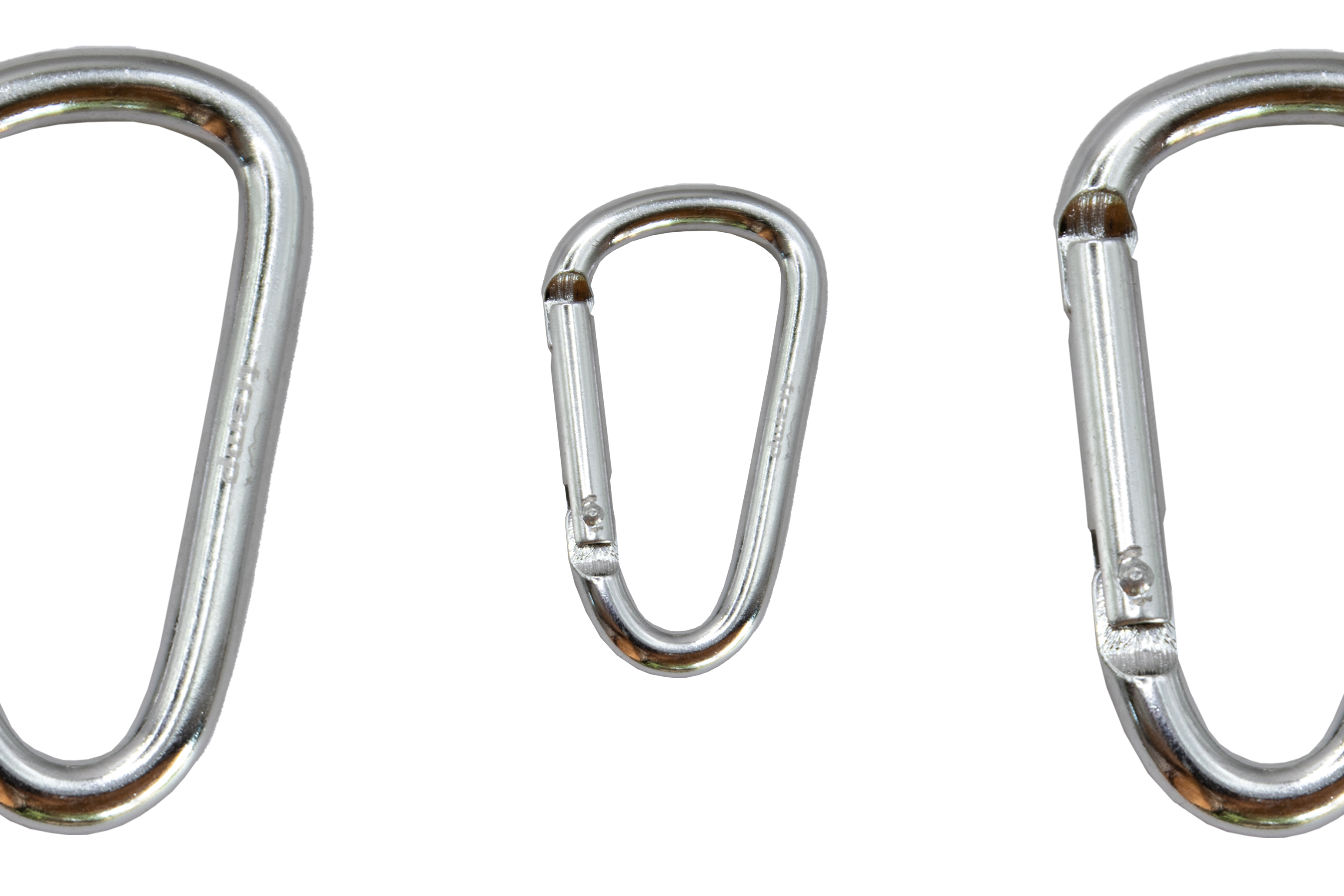 Карабін Tramp алюмінієвий, розмір 6 см, без муфти, сріблястий UTRA-300-silver - 1 - Robinzon.ua