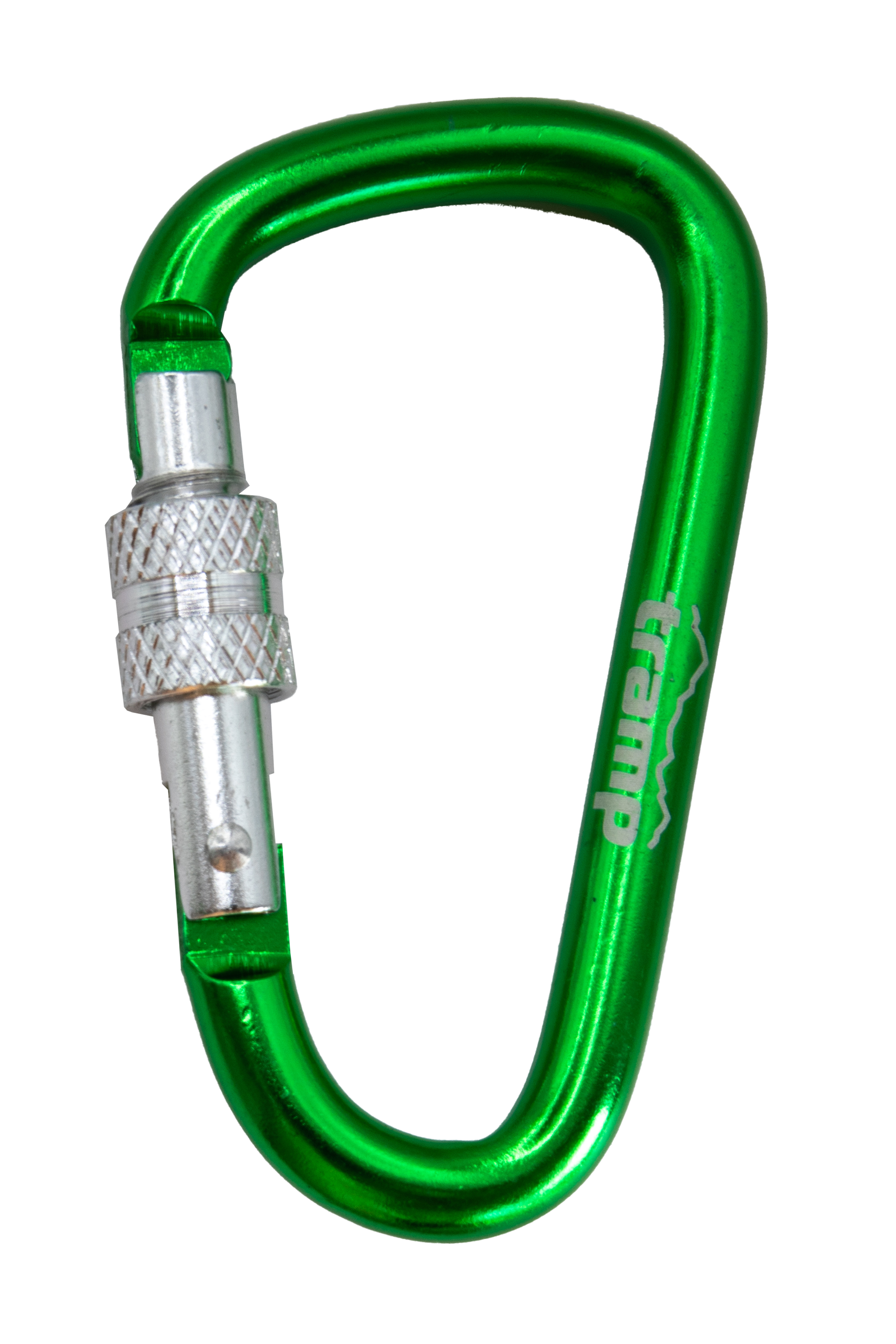 Карабін Tramp алюмінієвий, розмір 7 см, з муфтою, зелений UTRA-302-green - Robinzon.ua