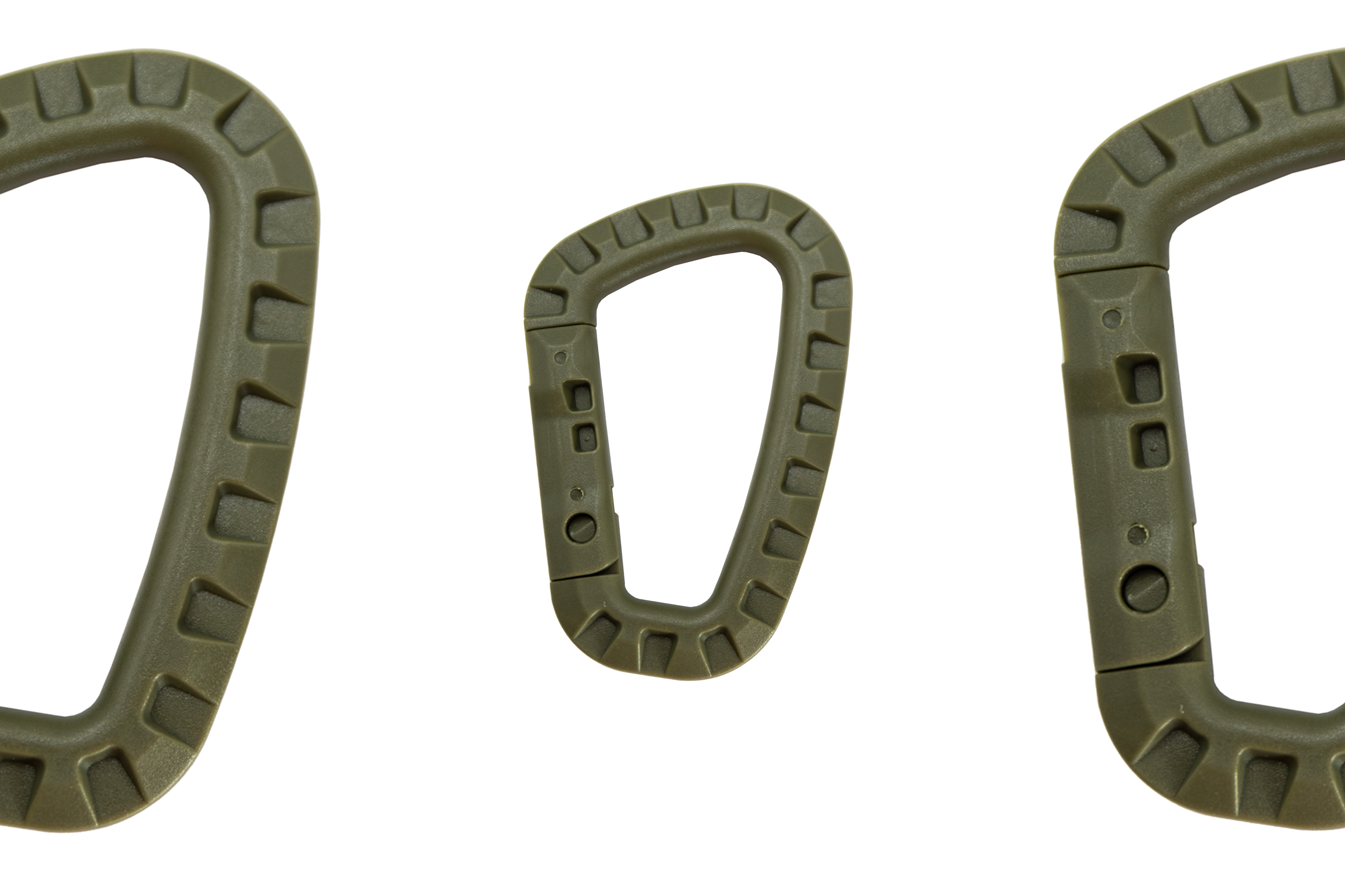 Набір карабінів пластикових Tramp 3 шт green UTRA-304 - 2 - Robinzon.ua