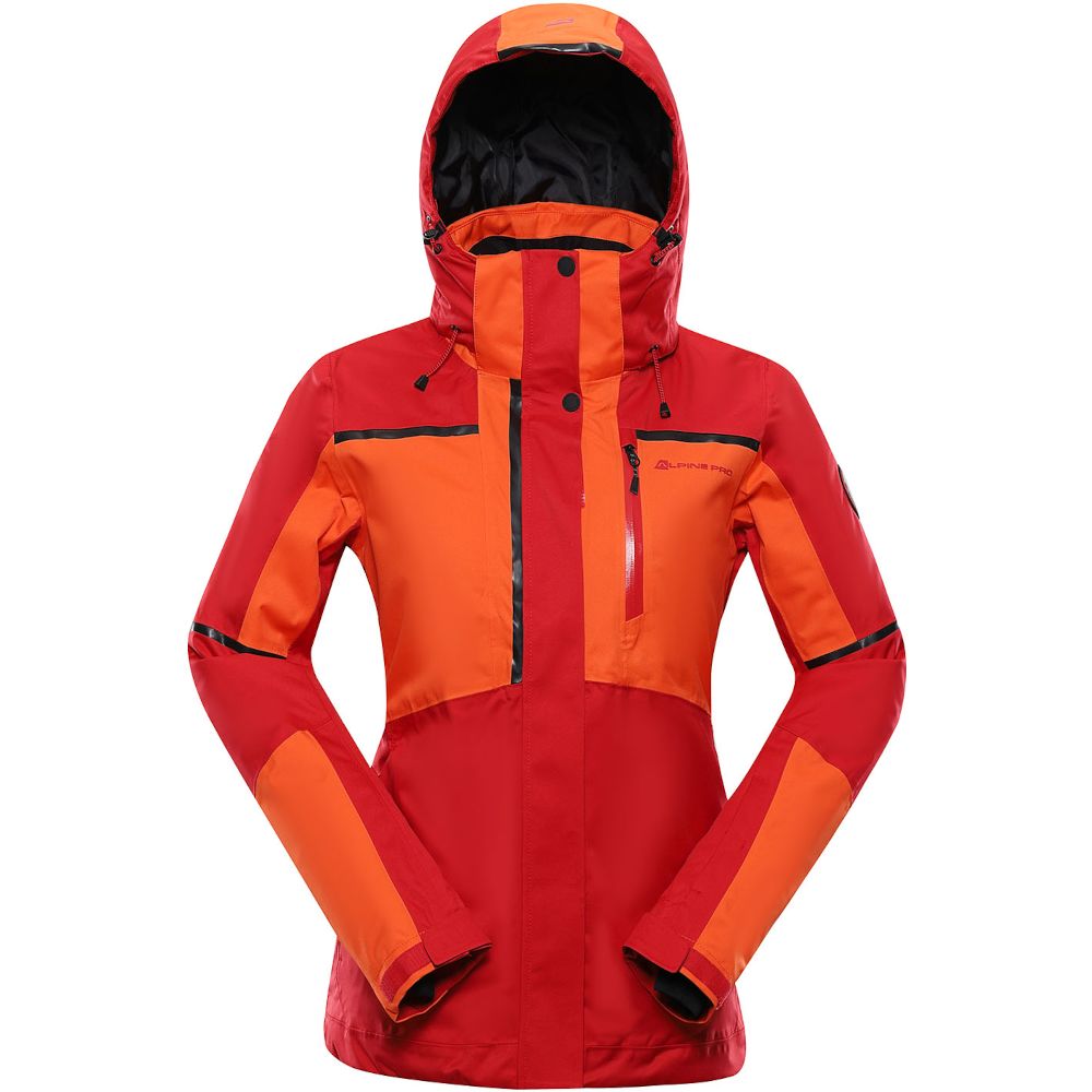 Гірськолижна жіноча тепла мембранна куртка Alpine Pro MALEFA, Red/Orange, XS (LJCY546442 XS) - 1 - Robinzon.ua