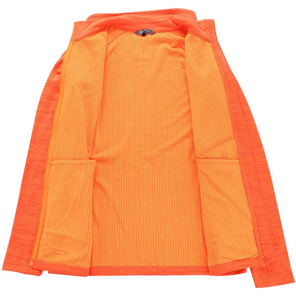 Жіноча флісова кофта з рукавом реглан Alpine Pro NATHA, Orange, XS (LSWY351329 XS) - 3 - Robinzon.ua
