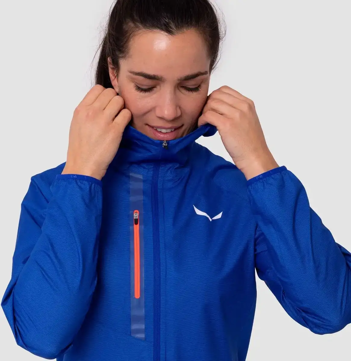 Мембранна жіноча куртка для трекінгу Salewa Puez Light PTX W JKT, blue, 42/36 (277308620) - 4 - Robinzon.ua