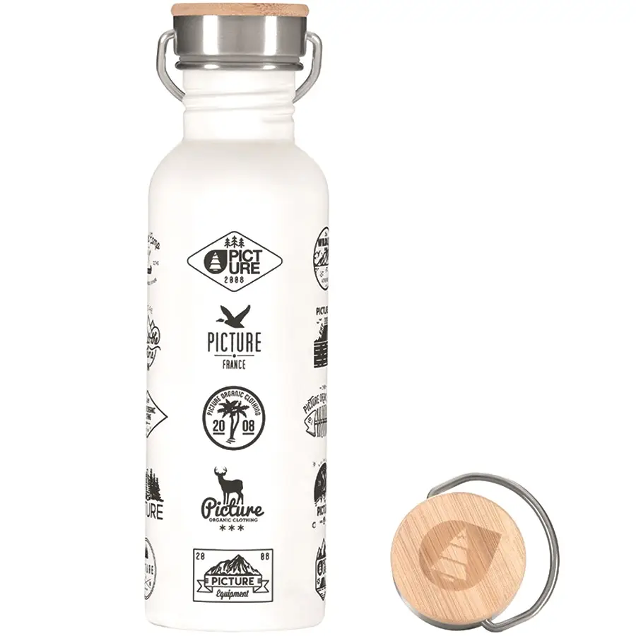 Фляга Picture Organic Hampton 0,75 л, white logos (ACC99C) - Robinzon.ua