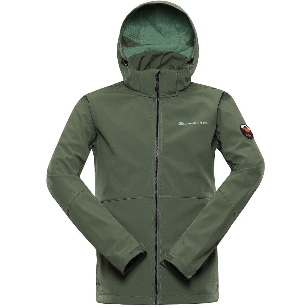Мужская куртка Soft Shell Alpine Pro MEROM, Green, XS (MJCY553587 XS) - 2 - Robinzon.ua