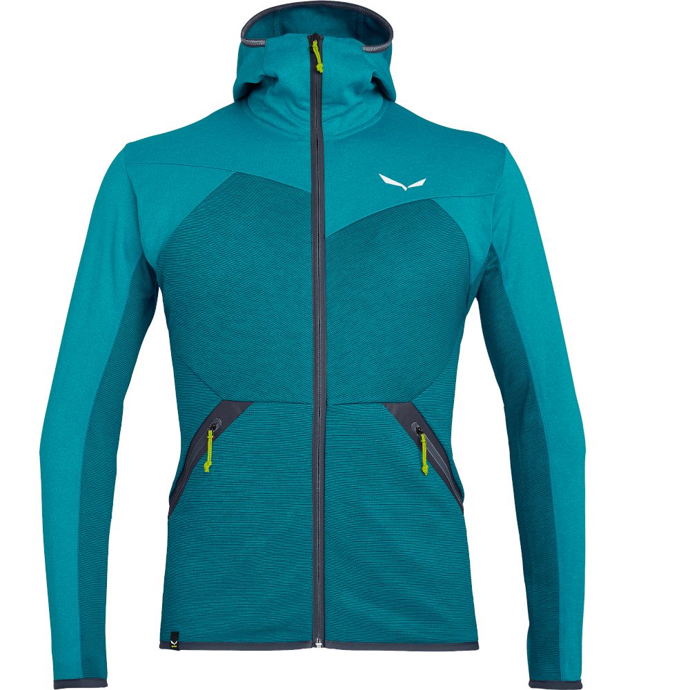 Чоловіча флісова кофта Salewa Puez Melange Polarlite Full-Zip, синій, р.46/S (013.002.7560) - Robinzon.ua
