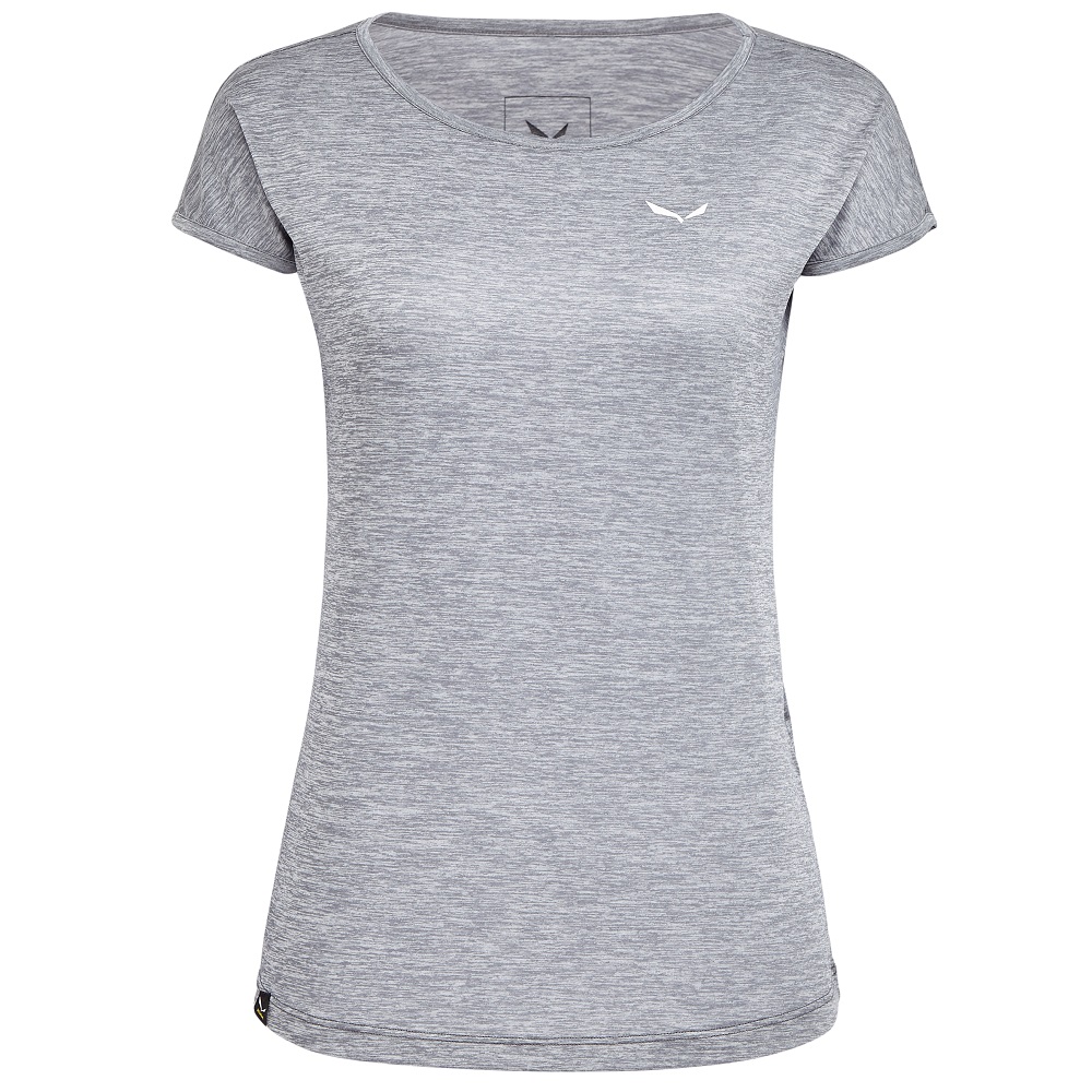 Жіноча футболка Salewa Puez Melange Dry W S/S Tee, gray, 46/40 (265380538) - Robinzon.ua