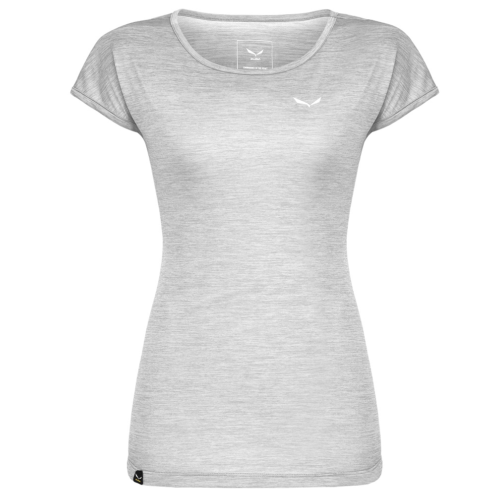 Жіноча футболка Salewa Puez Melange Dry W S/S Tee, gray, 46/40 (265380538) - 1 - Robinzon.ua