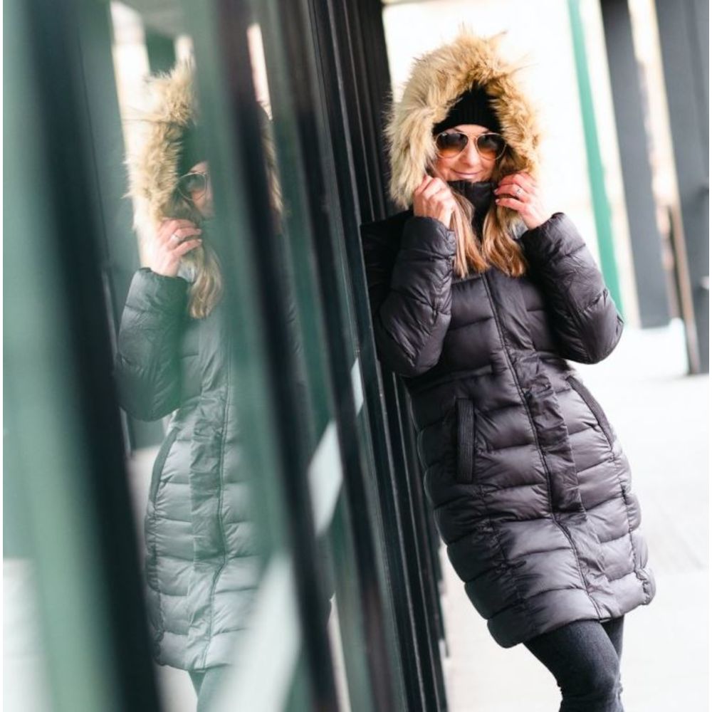 Міська жіноча парка Trimm VILMA, black, S (52567) - 3 - Robinzon.ua