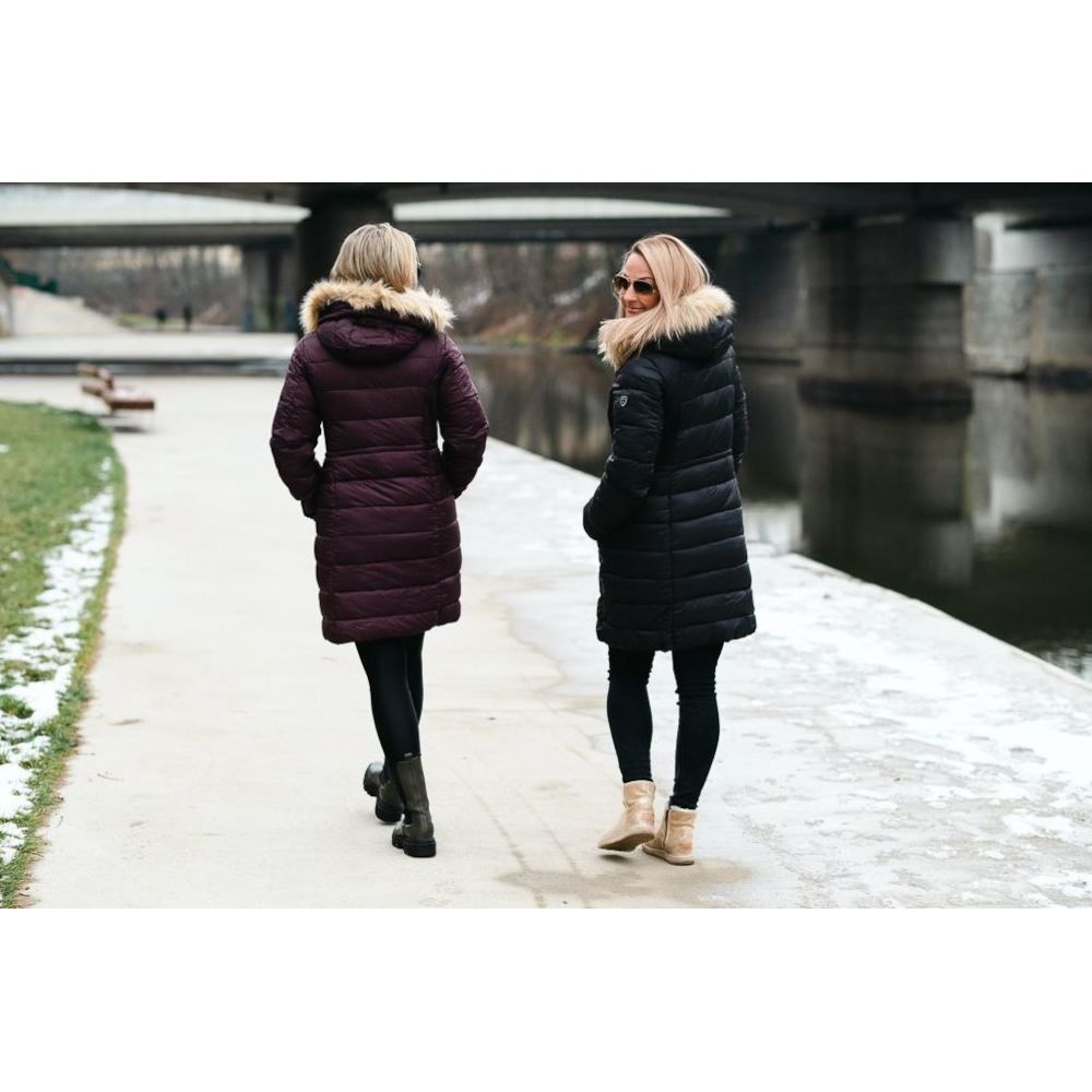 Міська жіноча парка Trimm VILMA, black, S (52567) - 4 - Robinzon.ua