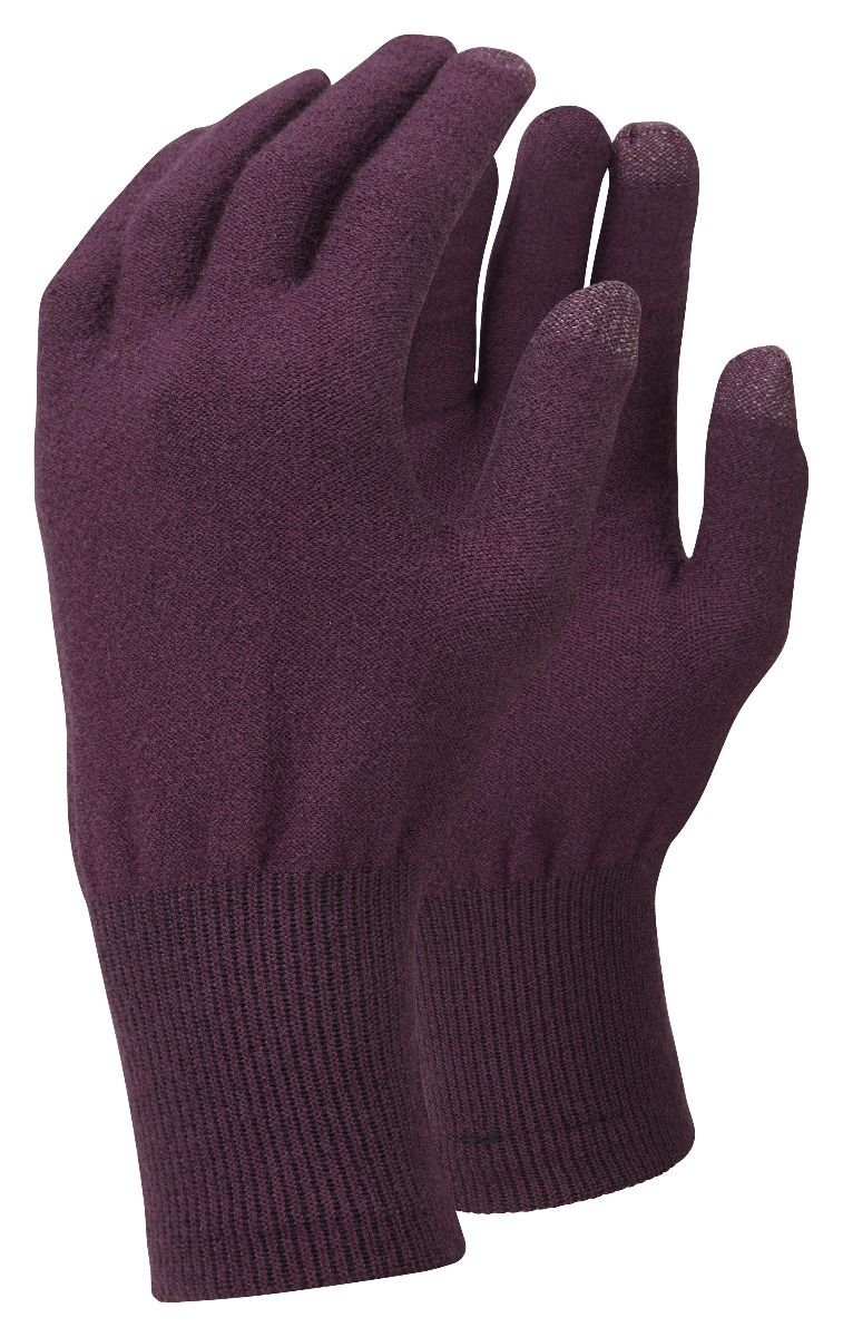 Рукавиці Trekmates Merino Touch Glove, Blackcurrant, M (TM-005149) - 2 - Robinzon.ua