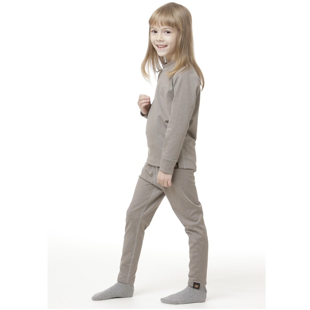 Термоштаны Turbat Yeti Bottom Kids 140 Steeple gray - 1 - Robinzon.ua