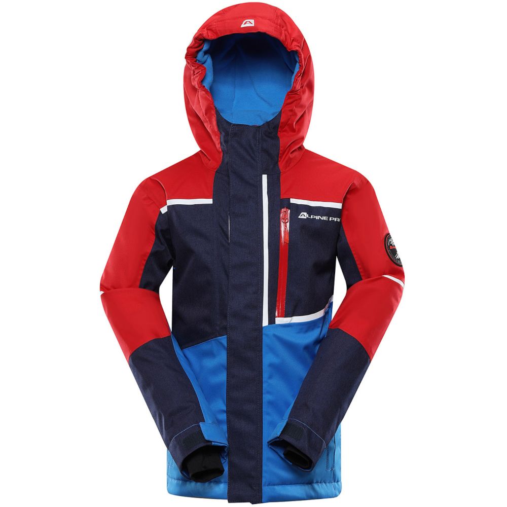Гірськолижна дитяча тепла мембранна куртка Alpine Pro MELEFO, Red/Blue, 128-134 (KJCY265442 128-134) - 1 - Robinzon.ua