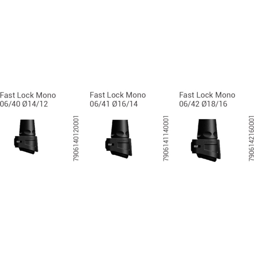 Затискне з'єднання Gabel 06/42 Fast Lock Mono Ø18/16, black (034.0003) - Robinzon.ua