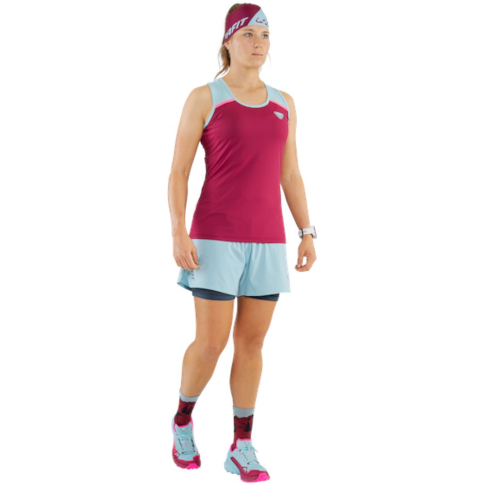 Майка жіноча Dynafit Alpine Pro W Tank, Beet red, 44/38 (70967/6211 44/38) - 2 - Robinzon.ua