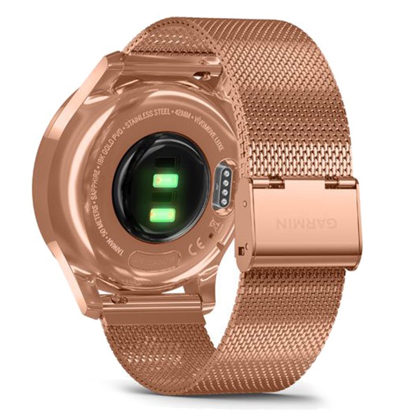 Фитнес часы Garmin vivomove Luxe Rose Gold-Black 010-02241-24 - 5 - Robinzon.ua