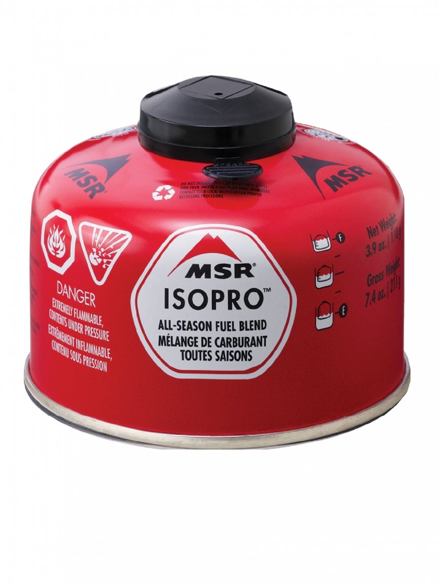 Газовий картридж MSR IsoPro Canister 113g Червоний - Robinzon.ua