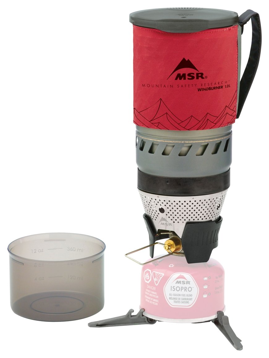 Система для приг. їжі MSR WindBurner 1.0L StoveSystem Червоний - Robinzon.ua