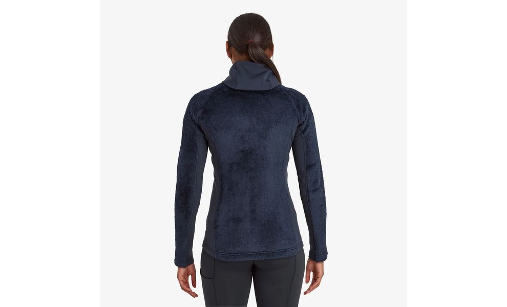 Жіноча флісова толстовка з рукавом реглан Montane Female Protium XPD Hoodie, Eclipse Blue, M/12/38 (5056237085278) - 3 - Robinzon.ua