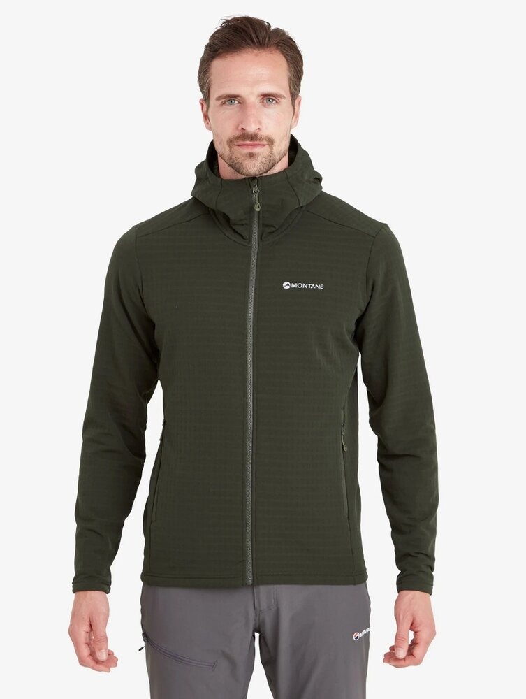 Чоловіча флісова толстовка Montane Protium XT Hoodie, Oak Green, S (5056237090890) - 2 - Robinzon.ua