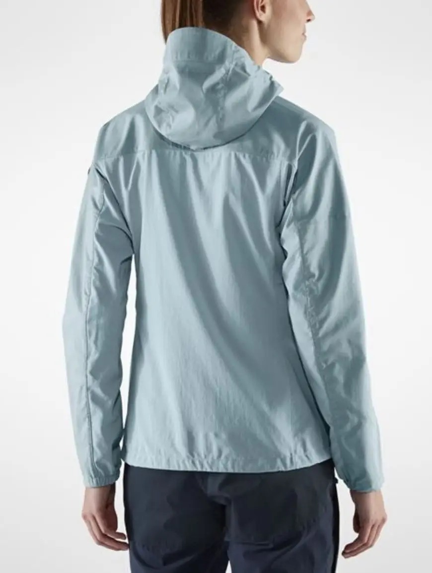 Жіноча трекінгова вітровка Fjallraven Abisko Midsummer Jacket W, Mineral Blue/Clay Blue, M (7323450601379) - 2 - Robinzon.ua