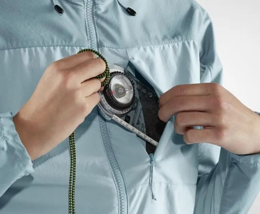 Жіноча трекінгова вітровка Fjallraven Abisko Midsummer Jacket W, Mineral Blue/Clay Blue, M (7323450601379) - 5 - Robinzon.ua