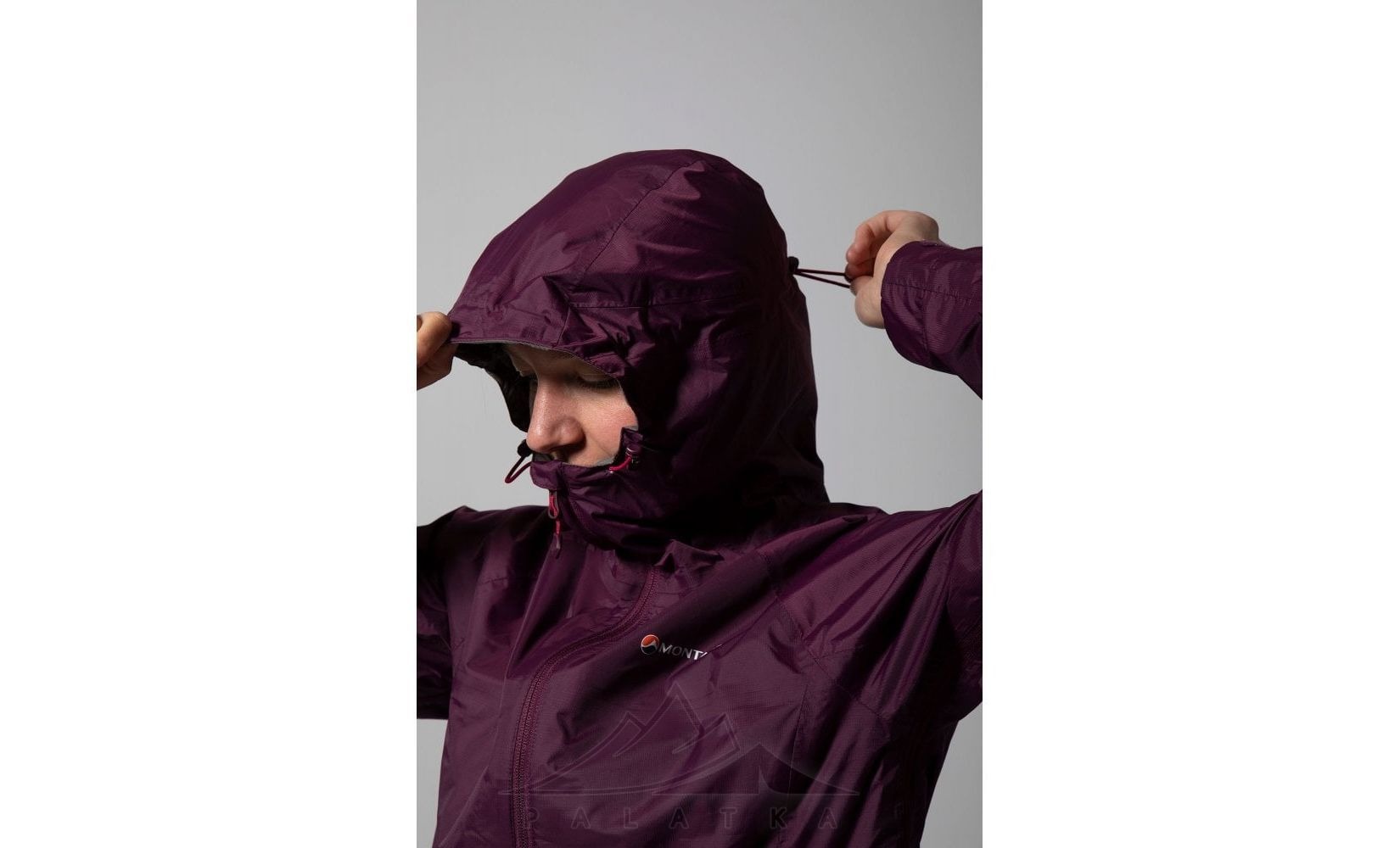 Мембранна жіноча куртка для трекінгу Montane Female Meteor Jacket, Wineberry, S/10/36 (5056237078591) - 3 - Robinzon.ua