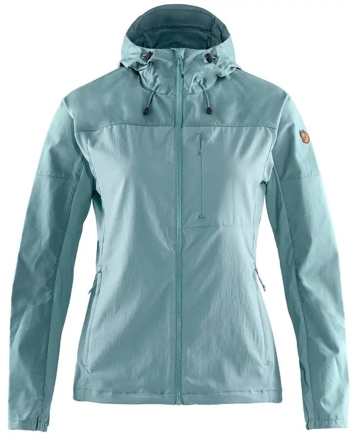 Жіноча трекінгова вітровка Fjallraven Abisko Midsummer Jacket W, Mineral Blue/Clay Blue, M (7323450601379) - Robinzon.ua